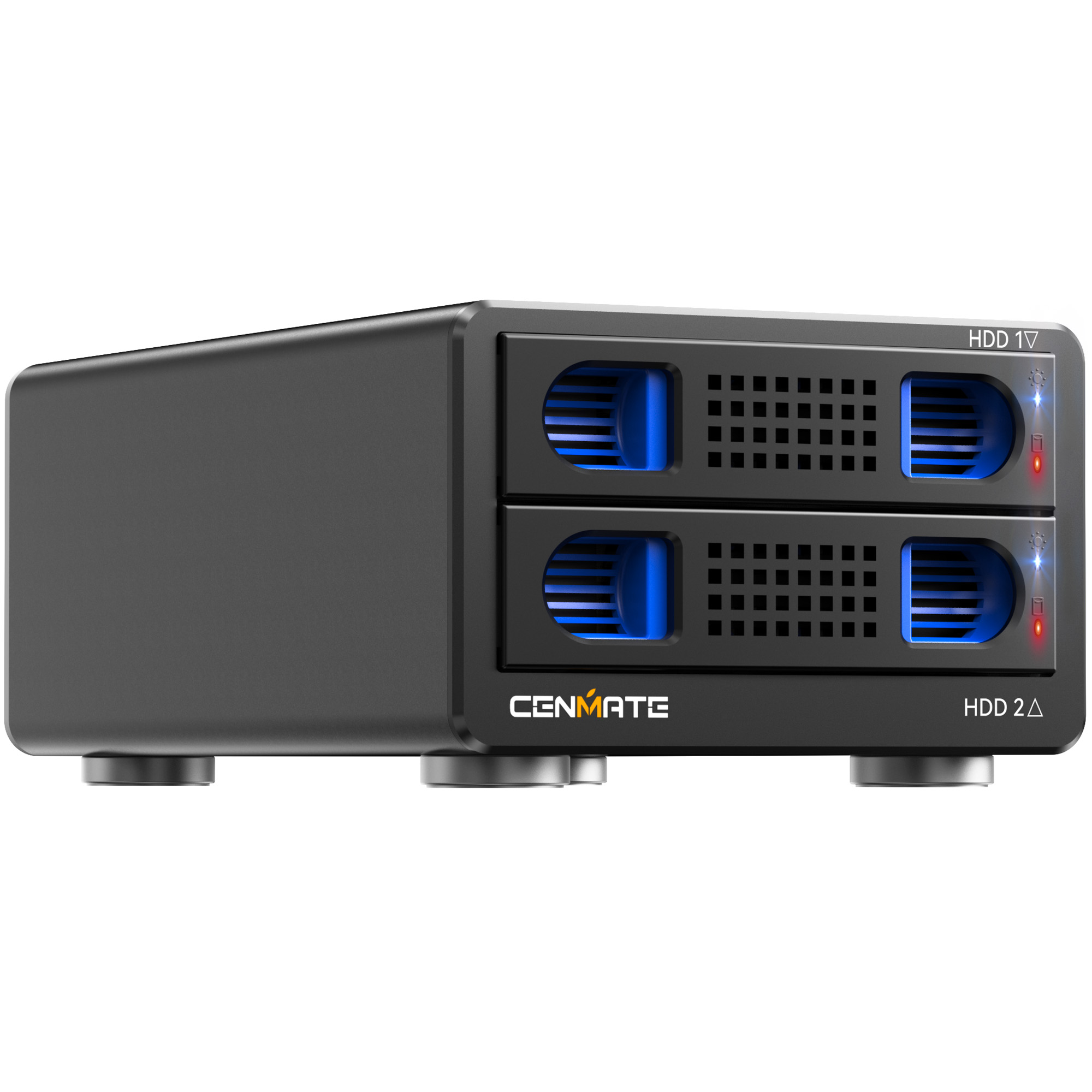 2 Bay External Hard Drive RAID Enclosure
